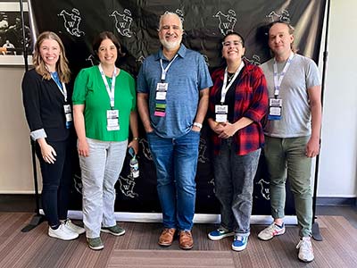 Wiki Education staff at WikiConference North America 2024