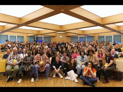 GLAM Wiki Conference 2025 attendees in Lisbon, Portugal