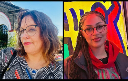 Jennifer Stoever (L) and Paris Defreitas (R)