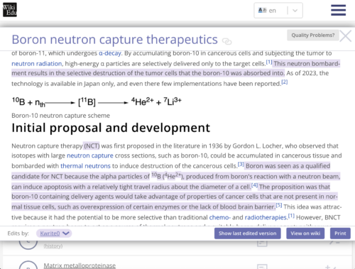 Screenshot of author highlighting tool