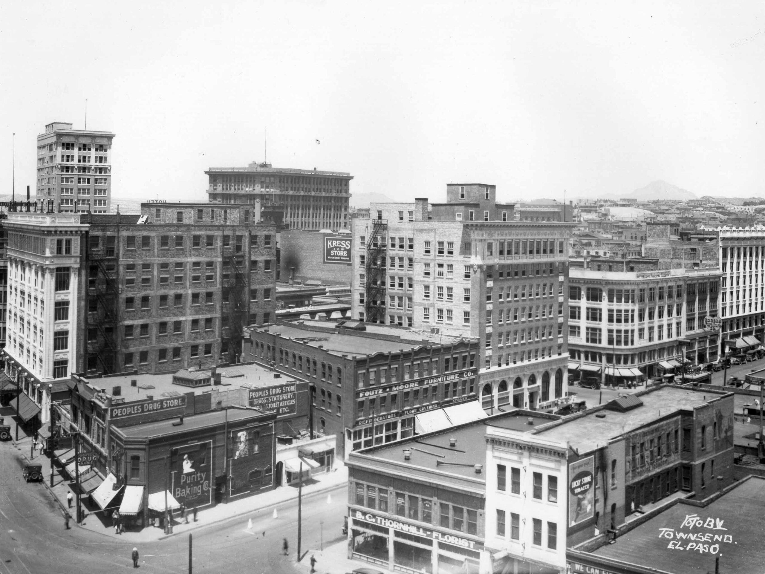 Downtown El Paso, TX circa 1920s