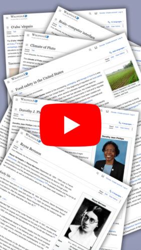 Celebrating 10 Years of Communicating Science on Wikipedia! video short